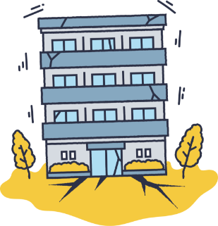 そのまま放置すると…外壁剥落がもたらす危険と損失